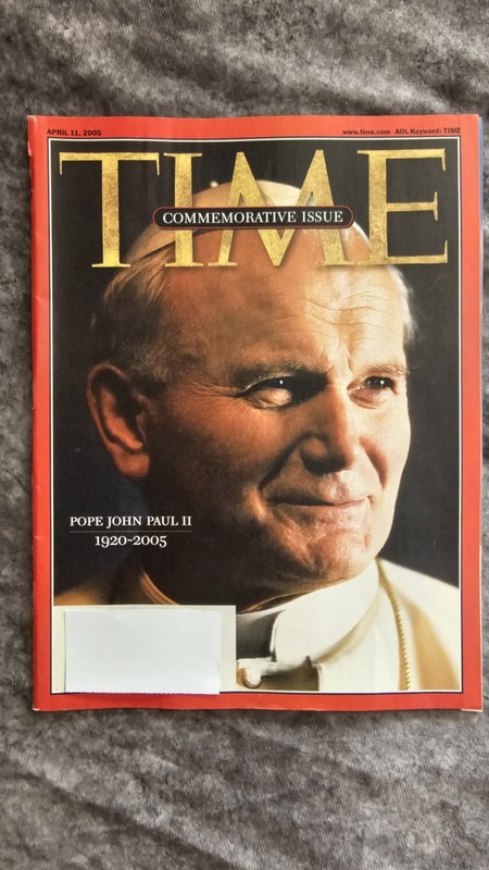 Time Magazine 4/11, 2005, Commemorative Issue: Pope John Paul II Catholic Church