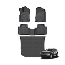 Binmotor-Floor Mats Cargo Liner for Jeep Grand Cherokee 2016-2021 Non L ...