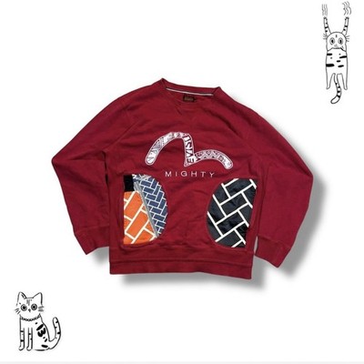 Damen Custom Vc Pullover/Sweater Größe 12 rot und weiß