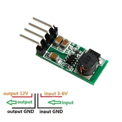 DC 3.3V 3.7V 5V 6V to 12V Step-up Power Supply   Voltage Regulator Converter #zn