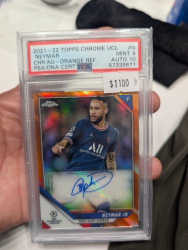 2021-22 Topps Chrome UCL Neymar Jr /25