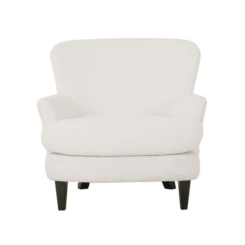 Gerald Boucle Upholstered Club Chair and Ottoman Set | eBay