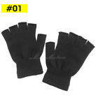 <!--F#f_0-->1 Pair Winter Fingerless Gloves Open Finger Black Soft Warm Knitted Glove Unisex<!--F/-->