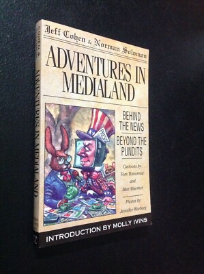 Adventures in Medialand, Jeff Cohen & Norman Solomon 1993 Softcover (Brand New)