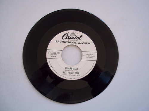 NAT "KING" COLE - Looking Back / Do I Like It (PROMO) - 45 RPM 7" Record CAPITOL - Picture 3 of 6