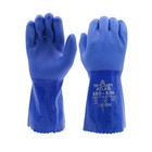 SHOWA Size 9 Blue ATLAS Cotton Lined 1.3 mm Cotton And PVC Chemical Resistant...
