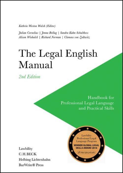 Thumbnail - The Legal English Manual Kathrin Weston Walsh Taschenbuch Kartoniert
