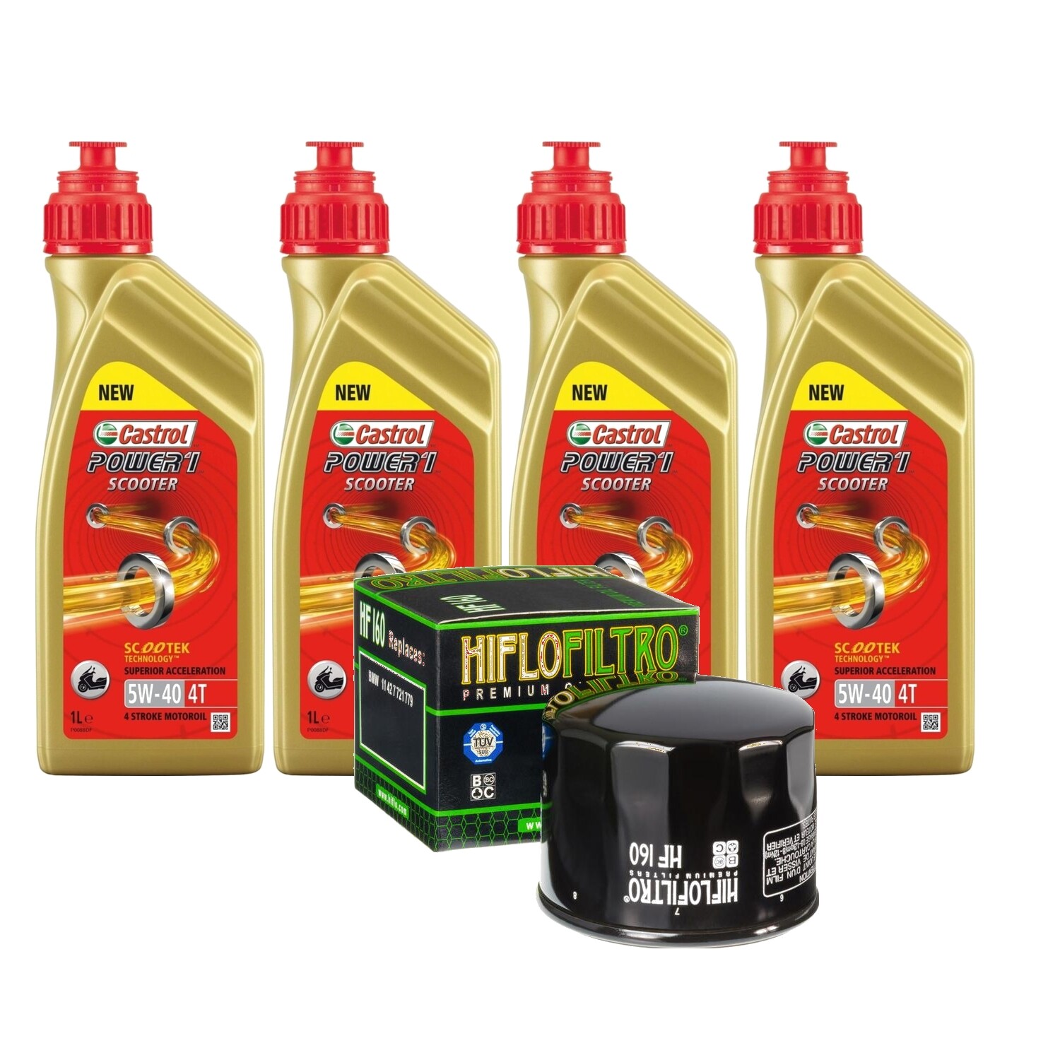 Wartungspaket Mit Motoröl 5W-40, Ölfilter & Dichtring - Komplett-Set Für Deine Autoinspektion