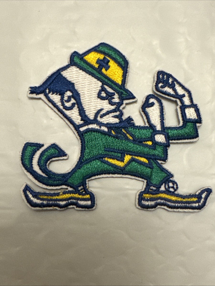 Notre Dame Fighting Irish Vintage Embroidered Iron-On Patch – 3” X 2.5” | Great For Jackets, Hats & Bags