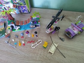 LEGO FRIENDS Rescue on the Jungle Bridge (41036 + 3939 Mia's Bedroom Complete