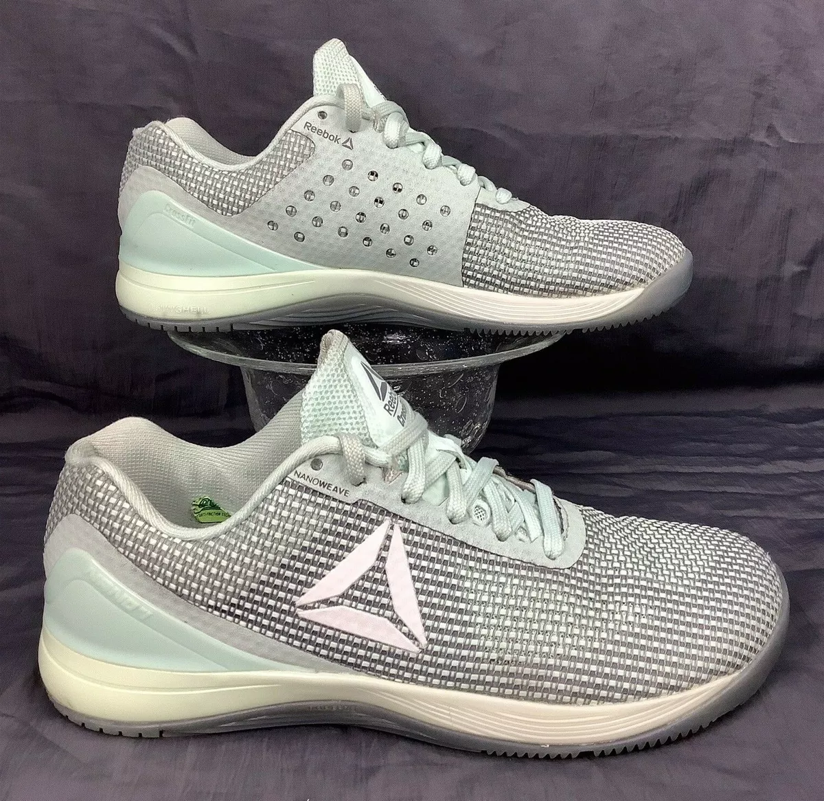 følgeslutning Compulsion marts rare REEBOK Crossfit NANO 7 CR5T Mist White Asteroid Dust Training Running  40 9 | eBay