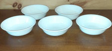 Corelle Winter Frost White Cereal Bowls Lot of 5 6 1/4" Dia