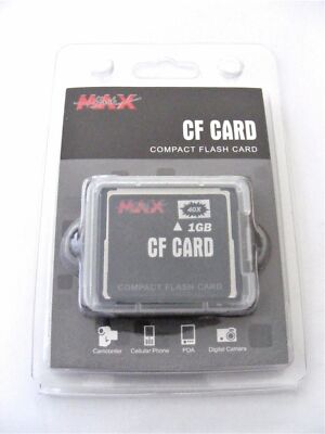 1GB Compact Flash Card 40x ( 1 GB CF Karte ) MAXFLASH Neu