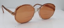 Vintage Pride Brown Oval Sunglasses USA FRAMES ONLY