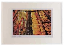 640047 Trefriw Woolen Mills Gwynedd A3 Picture Frame Watercolour print