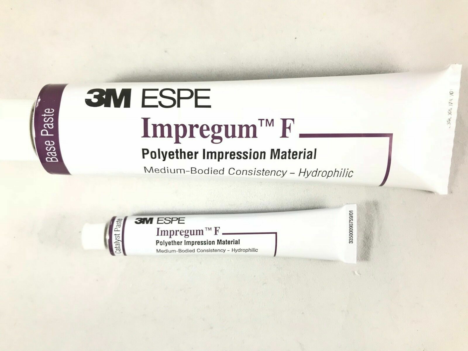 3M ESPE Impregum F impression Material Base + Catalyst Tubes + Pad