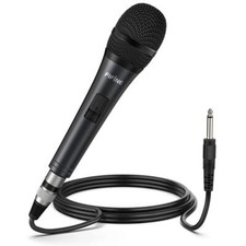 Fifine Karaoke Microphone, Dynamic Vocal Microphone for Speaker, 6.35MM Wired...