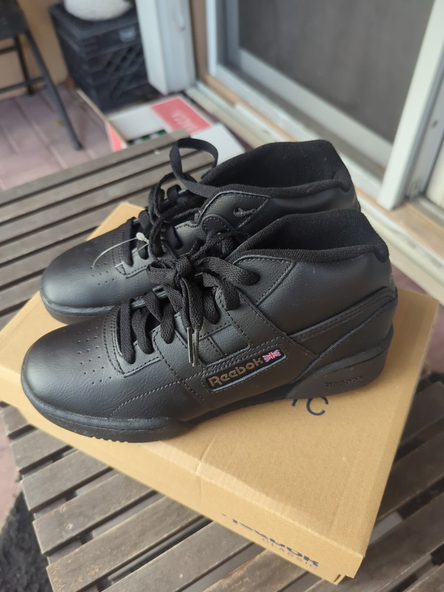 Reebok Workout Mid Junior Sneakers Black DV4673 Classic Reebok Workout Mid Junior Sneakers Black DV4673 Classic