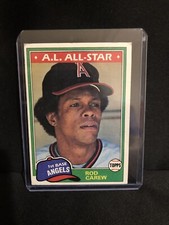 1981 Topps Rod Carew #100 Baseball Card HOF 3000+ Hit Club Minnesota Twins