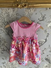 🌝SUMMER SALE Pink Floral Short Sleeve Dress Baby Girls Clothing 3-6 Months 🌝