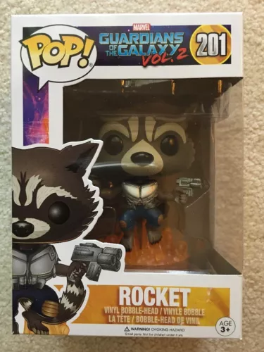 ¡FUNKO POP! Mapacohete Marvel GOTG Vol.2 #201 con protector