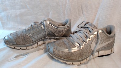 nike grey cheetah print shoes