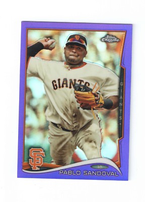 2014 Topps Chrome Purple Refractor  -  Finish Your Set