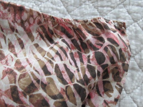 Chico's Jacket Blazer Sz1 M Animal Print Embroidered Pink Brown Linen/Nylon - Picture 11 of 18