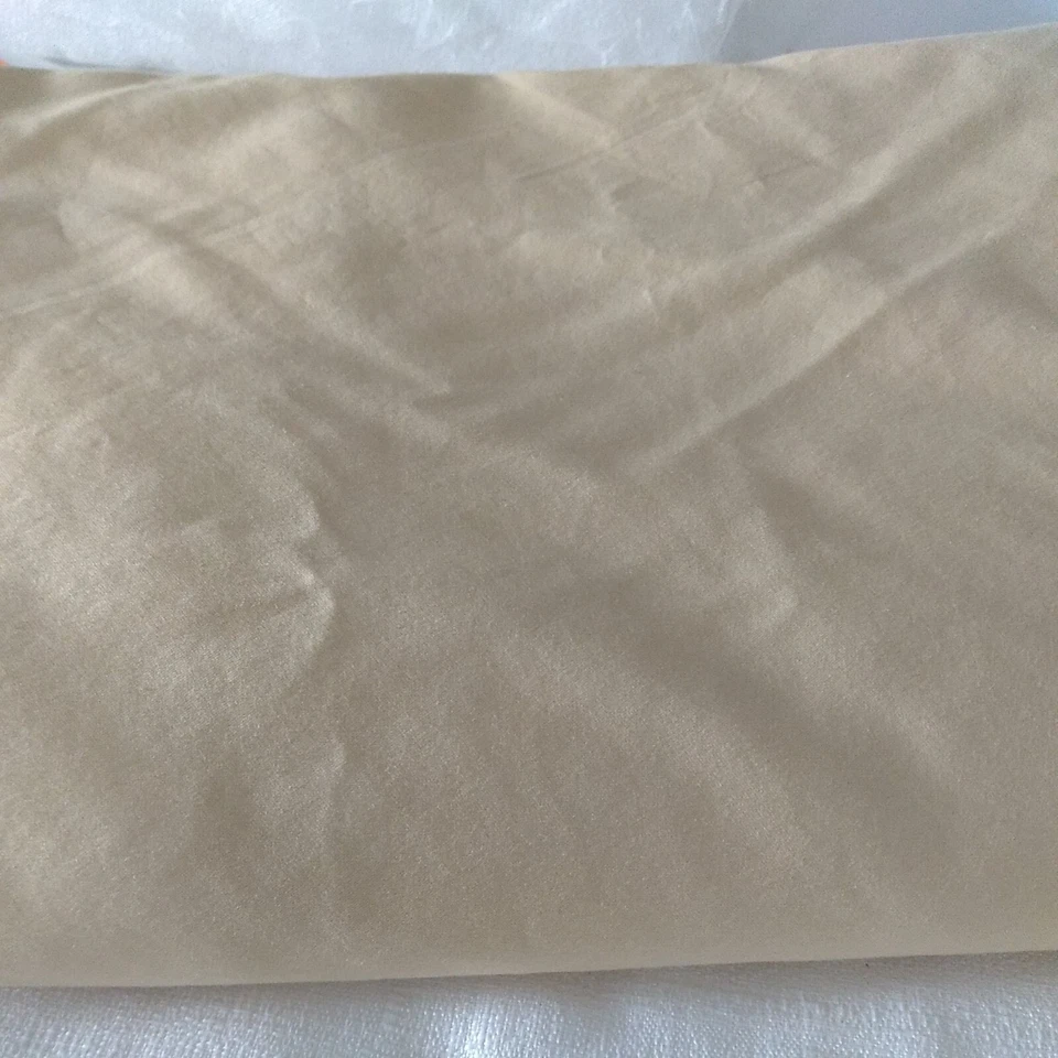 Плоская простыня Wamsutta Twin XL однотонная желтая 100% египетский хлопок - Изображение 4 из 4