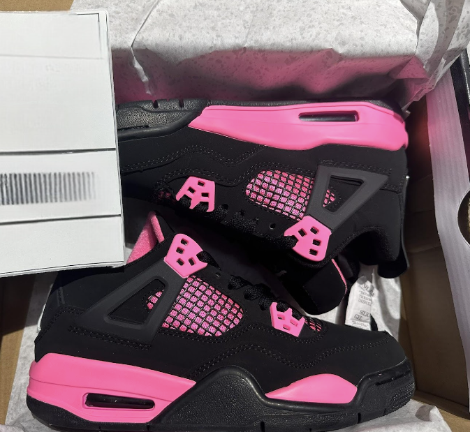 Air Jordan 4 ブラック/ピンク/ターコイズ 25cm Jordan Black Vivid Pink 4s Size 4.5Y – My Cuzin Vintage