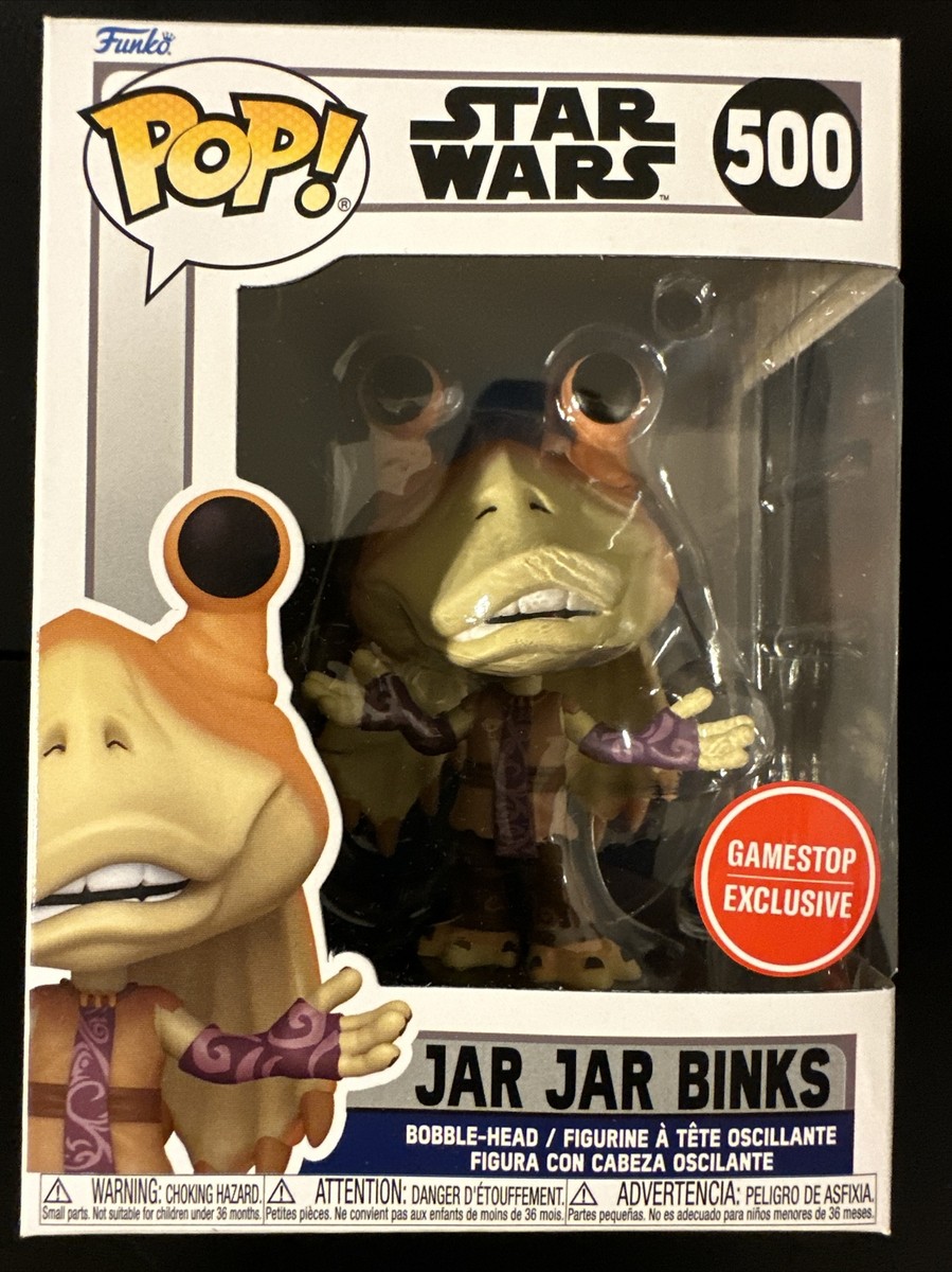 FUNKO POP! Star Wars: JAR JAR BINKS #500 Clone Wars GameStop