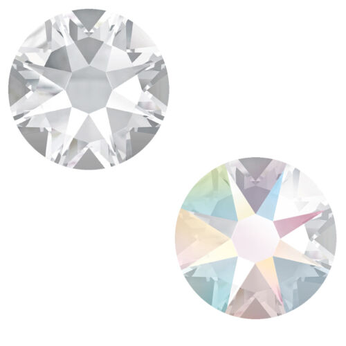 Superior PRIMERO 2058 & 2088 Flat Backs * Crystal Clear & Crystal AB Colors - Afbeelding 1 van 4