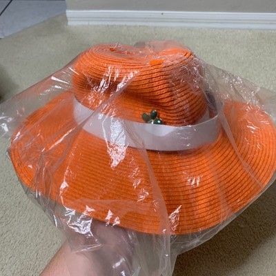 Charming Charlie Woven Paper Sun Hat Charming Charlie | Accessories | Large Brim Paper Floral Sun  main image 3
