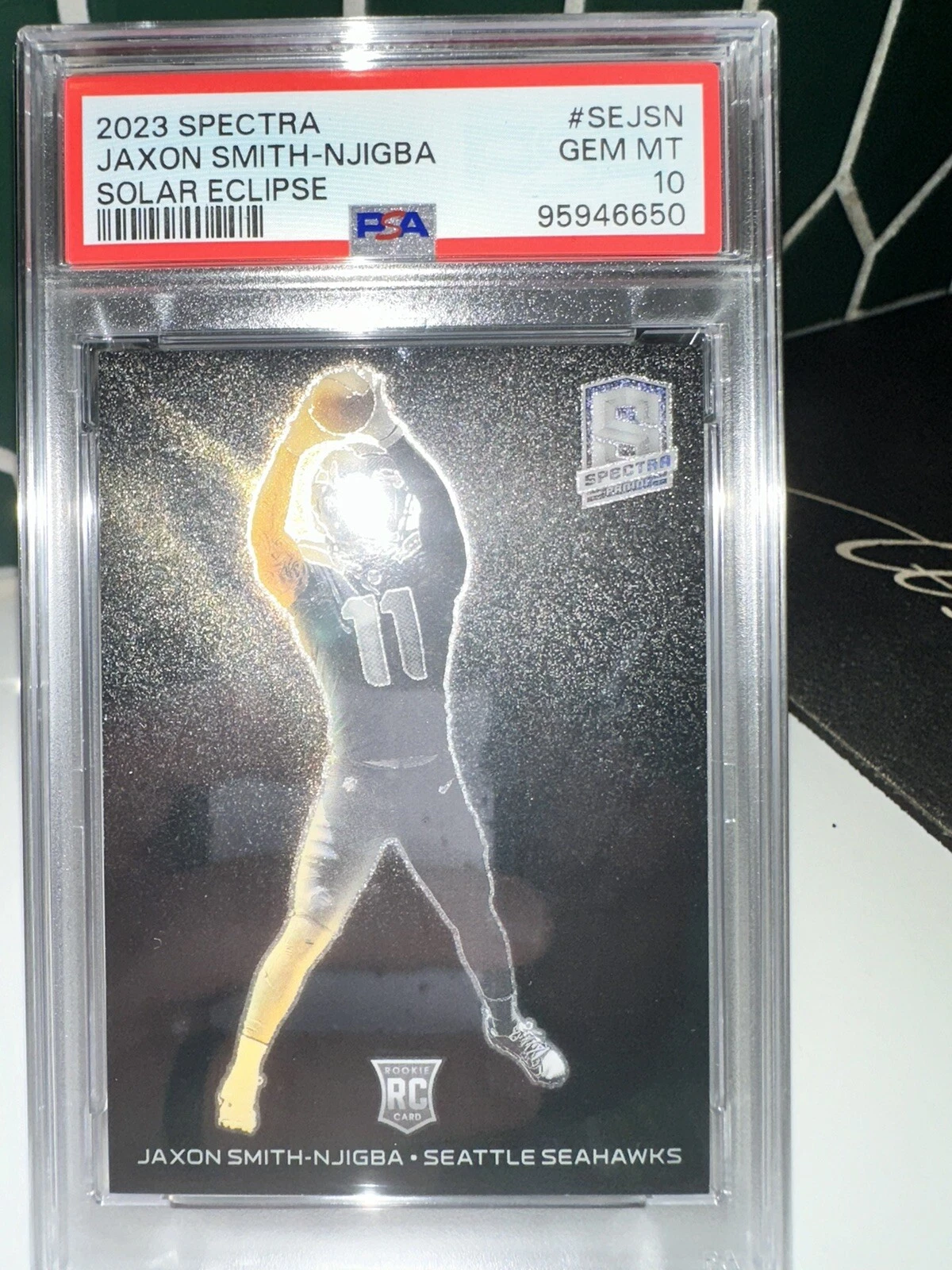 Jaxon Smith-Njigba Panini Spectra Solar Eclipse #SEJSN Base