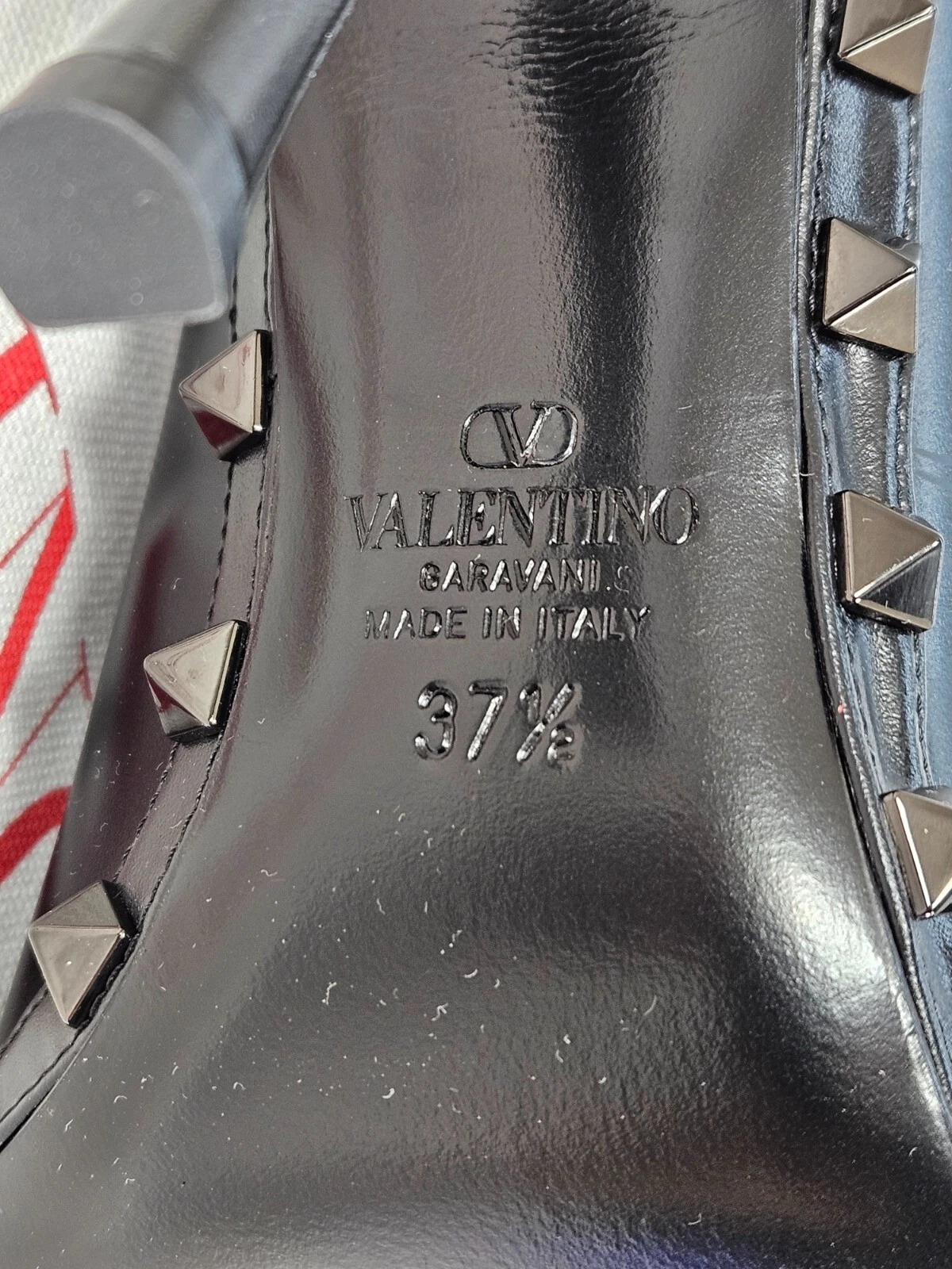 Décolleté Valentino Garavani donna punta punta rockstud 10 prezzo al dettaglio $1.250