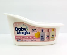 Baby Magic White Plastic Rub a Dub Fun Tub TUB ONLY