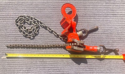 RIDGID 640 TOP SCREW POST CHAIN Pipe VISE 1/8''-5''  EXCELLENT WORKING CONDITION