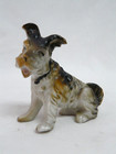 Vintage Porcelain Schnauzer Dog Figurine 4 1/4 in.