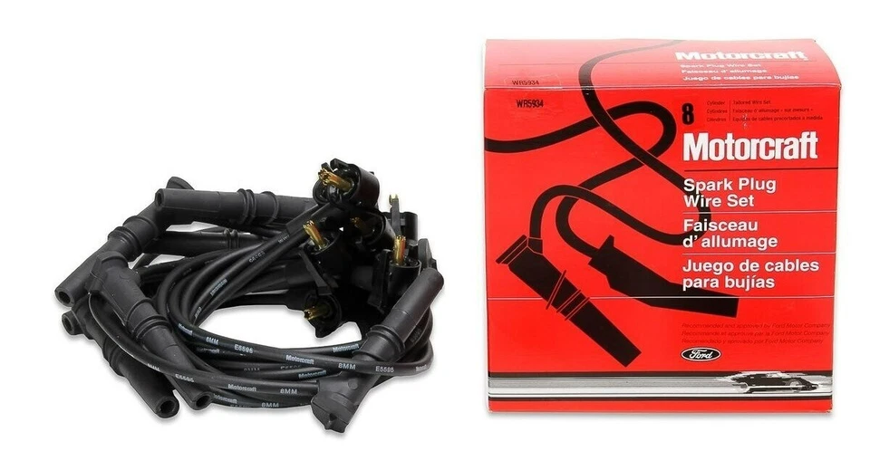 Juego de cables de bujía Motorcraft WR5934 para Ford Expedition E150 F150 F250 4,6 L Foto 2 de 2