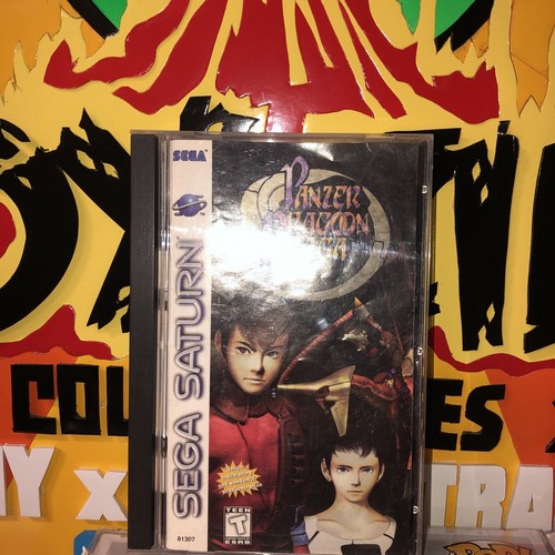SEGA SATURN PANZER DRAGOON SAGA ALL 4 DISC COMPLETE CASE DISC & MANUAL -TESTED - Picture 1 of 18