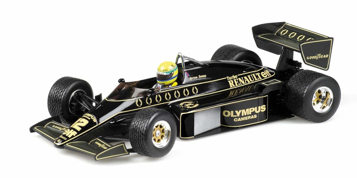 Minichamps - 1:18 Lotus Renault 97T #12 Ayrton Senna Winner