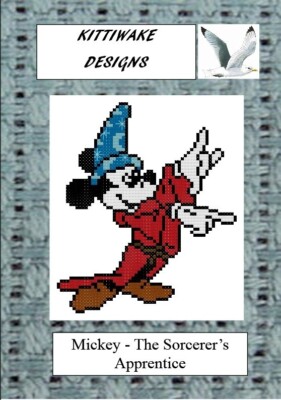 Mickey der Zauberlehrling Kreuzstich-Set von Kittiwake Intermediate Kit