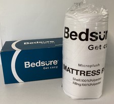 Quilted Mattress Pad Fitted Sheet Cover Hypoallergenic XL TWIN Microplush Dorm