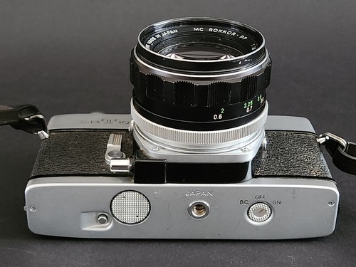 Minolta SRT-101 mit 58mm F1.4 Objektiv analoge Kleinbildkamera Vintage - Bild 10 von 14