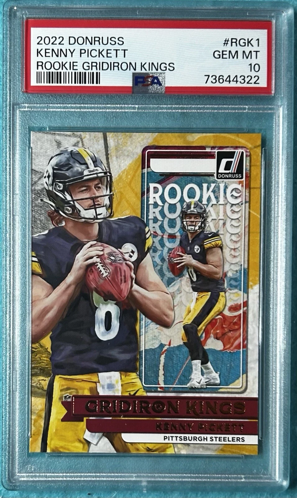 Kenny Pickett Panini Donruss Rookie Gridiron Kings #RGK1 Base