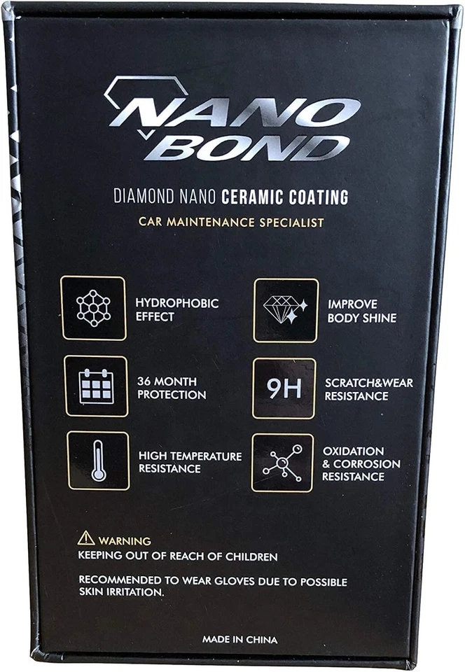 Nano Bond Ceramic Coating PRO Car Exterior Care Product Hydrophobic +20 +25 NEW - Изображение 3 из 4