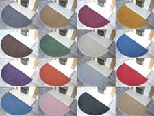 Half Moon Fireside Rug Semi Circle Non Slip Machine Washable Hearth Living Room