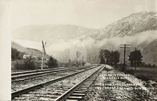 Hell Gate Canyon, Missoula, MT Montana 1910 RPPC Photo Postcard Copy
