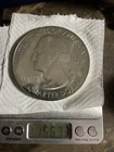 5 ounce round of silver bullion   Quarter