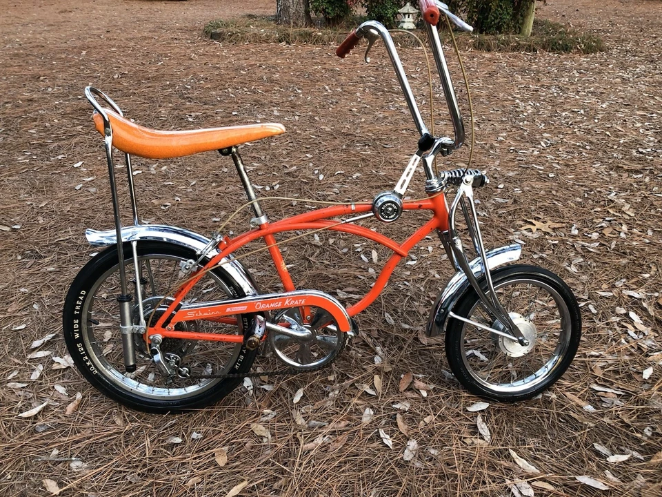 复古 20 世纪 70 年代 Schwinn 橙色 KRATE 仅提货 — 第 4/4 张图片